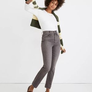 Madewell size 30 gray perfect vintage jeans